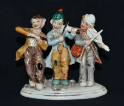 Статуэтка Уличные музыканты фарфор Германия