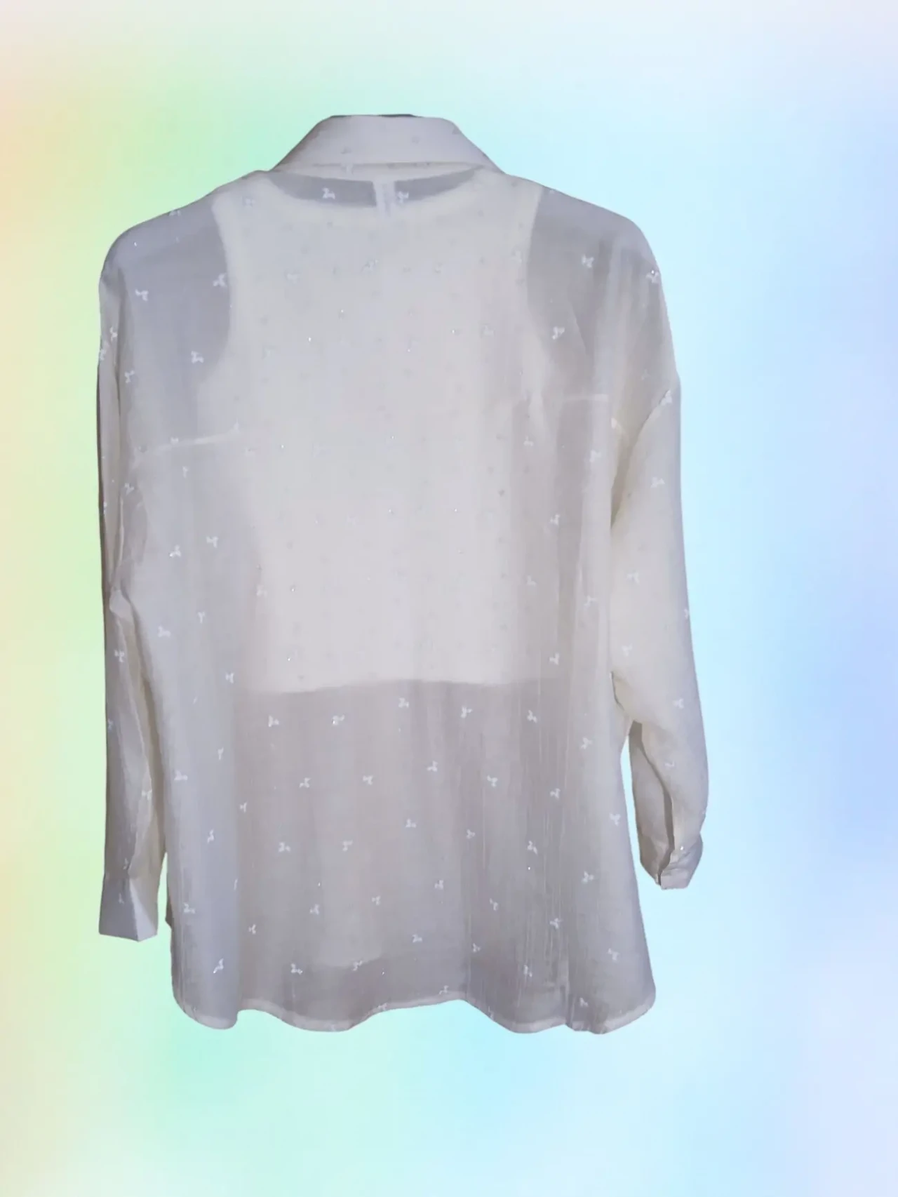 Сорочка жіноча ошатна з органзи 4