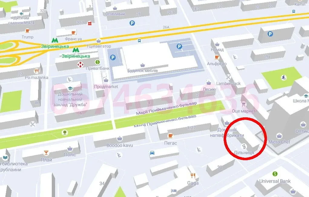 Аренда офиса 50 м2, метро Зверинецкая, Маккейна (Кудри), Печерск 10