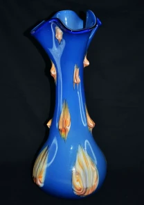 Художественная ваза ручной работы.