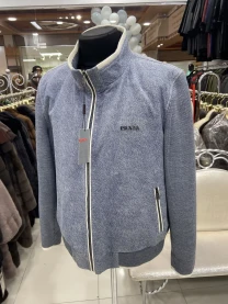 Бомбер замшевий чоловічий,на стійку,брендовий