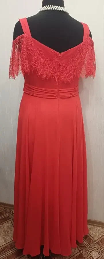 Сукня-максі Fashion New York вечірня з мереживом 2