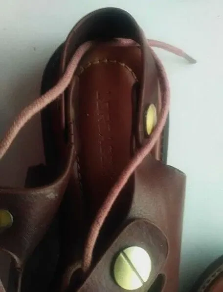 Босоножки сандалии Lorbacsa на шнуровке с декоративными заклепками р40 8