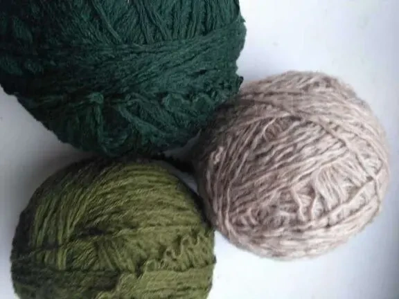 Для детских теплых вещей нитки 3 цвета пряжа 8