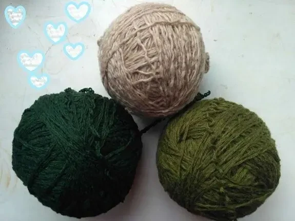 Для детских теплых вещей нитки 3 цвета пряжа 6