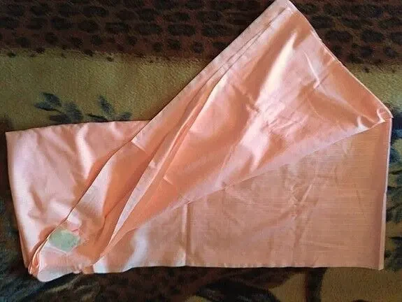 Текстиль ткань новая абрикосовый цвет хлопок с выделкой длина 3,90 м 4