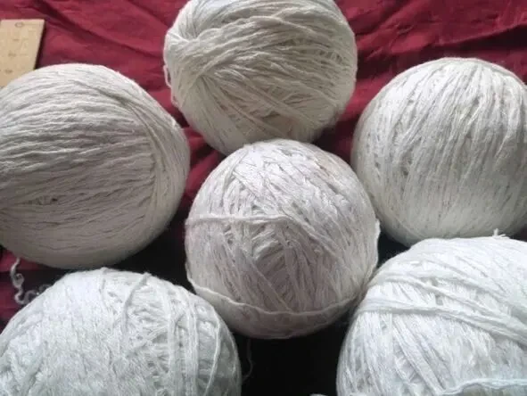 Салфетки скатерть пряжа хлопок белая 4