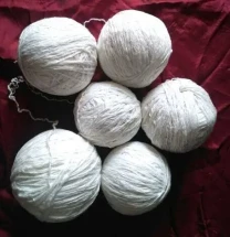 Салфетки скатерть пряжа хлопок белая