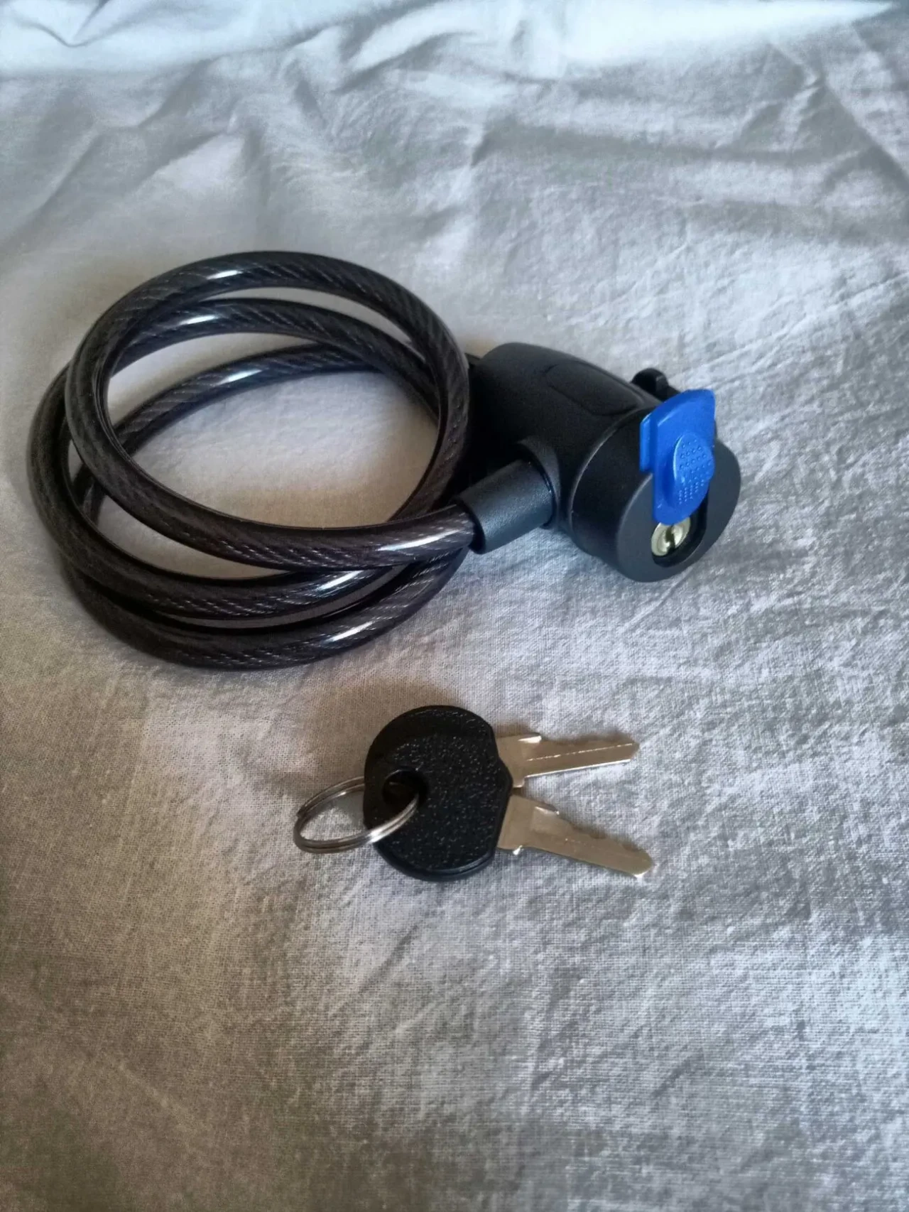 Велозамок тросовий 85см 7мм новий замок для велосипеда,самоката,мопеда