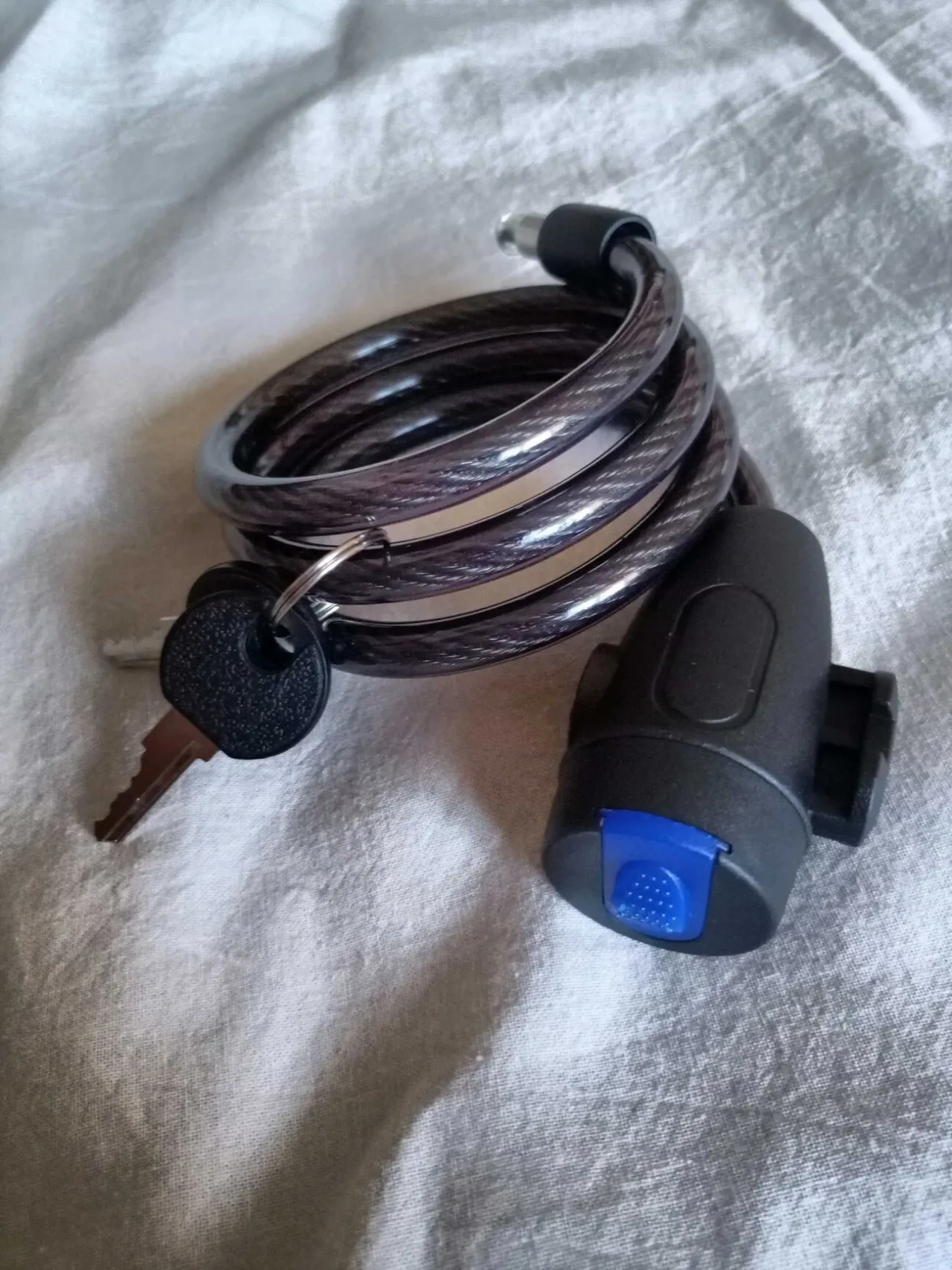 Велозамок тросовий 85см 7мм новий замок для велосипеда,самоката,мопеда 5