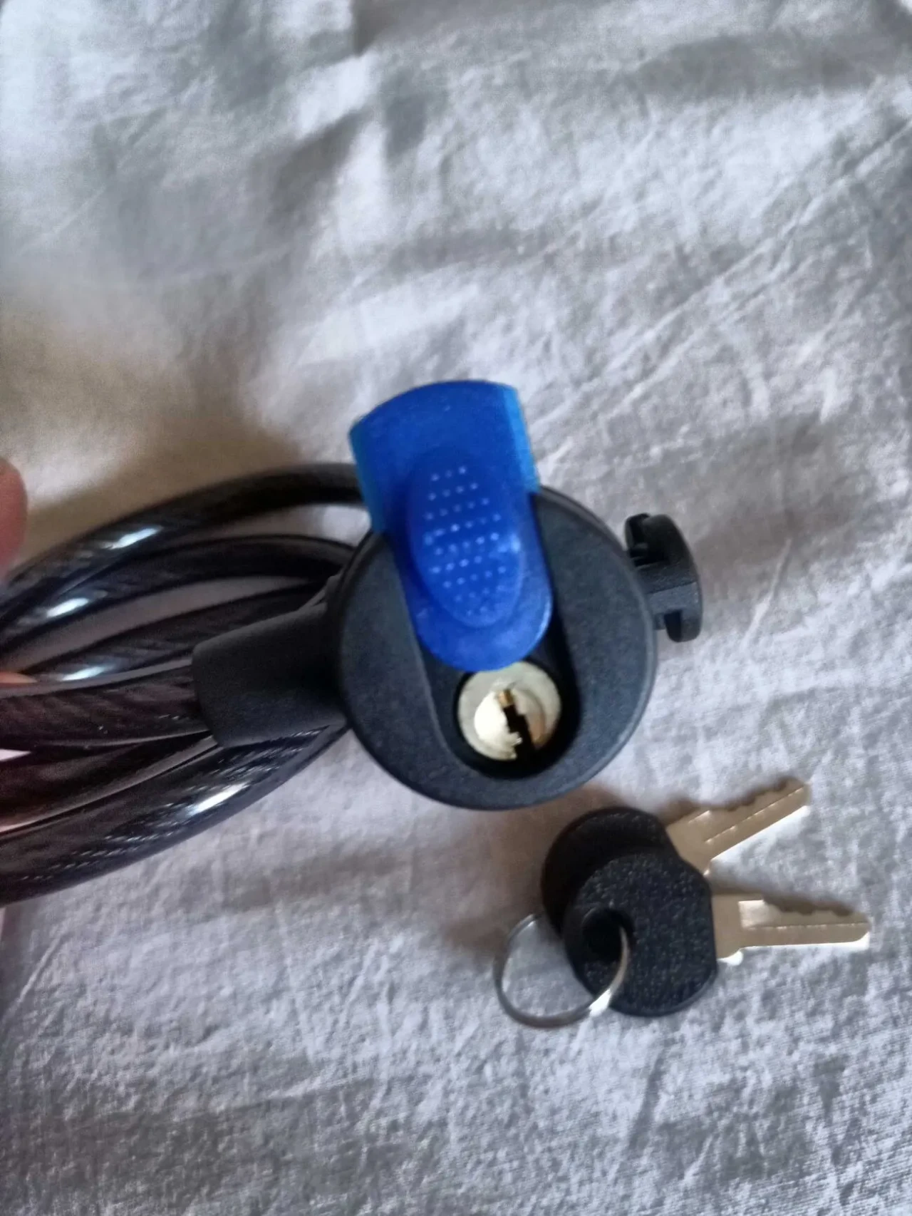 Велозамок тросовий 85см 7мм новий замок для велосипеда,самоката,мопеда 2