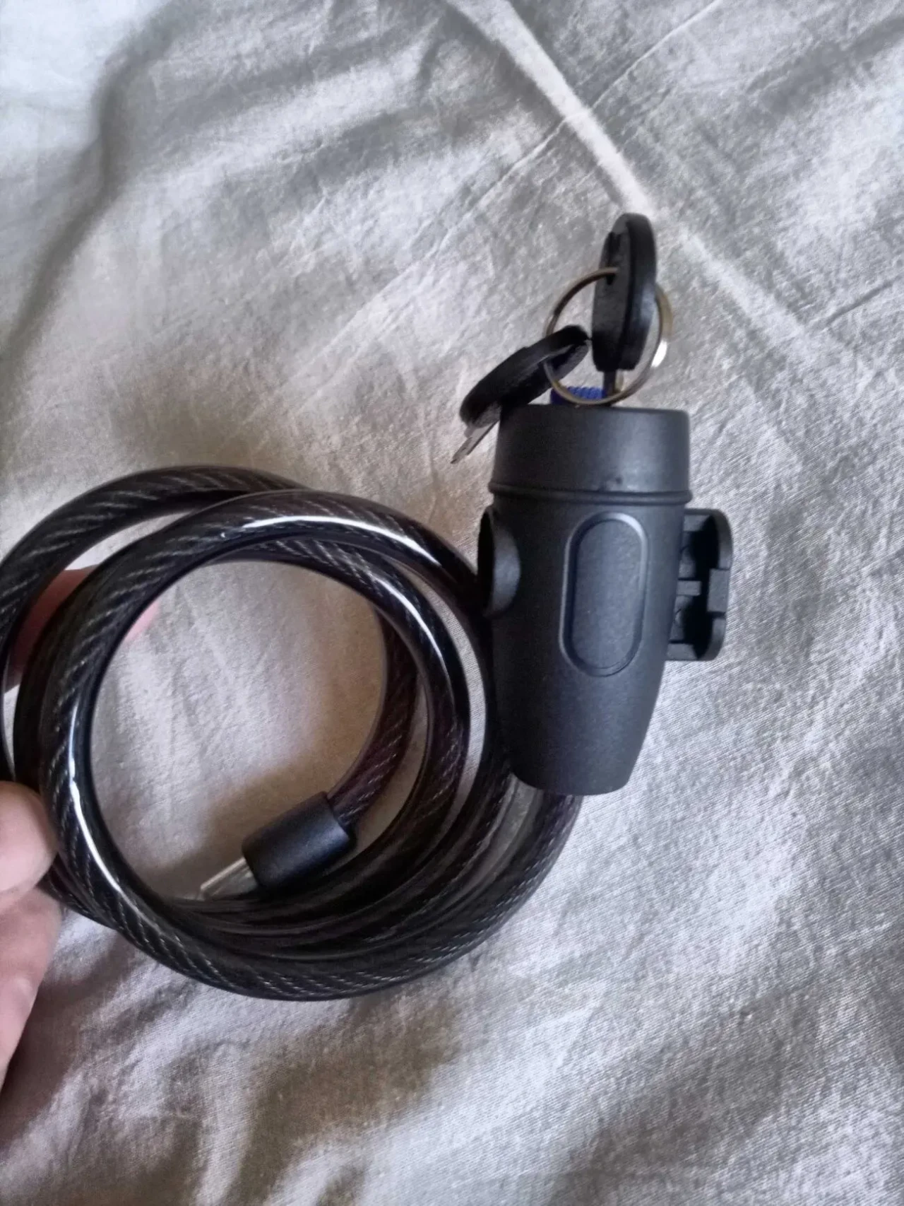 Велозамок тросовий 85см 7мм новий замок для велосипеда,самоката,мопеда 4