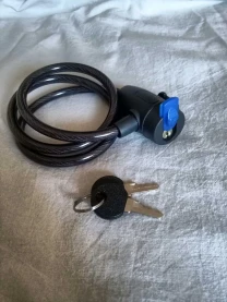 Велозамок тросовий 85см 7мм новий замок для велосипеда,самоката,мопеда