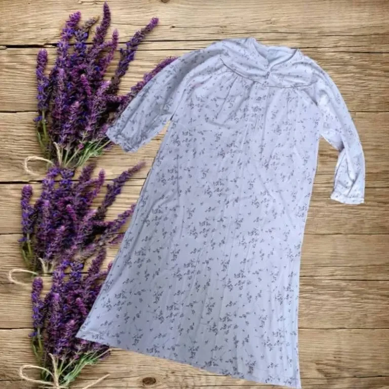 Ellen Amber  Ночная рубашка женская трикотажная длинный рукав хлопок L 2