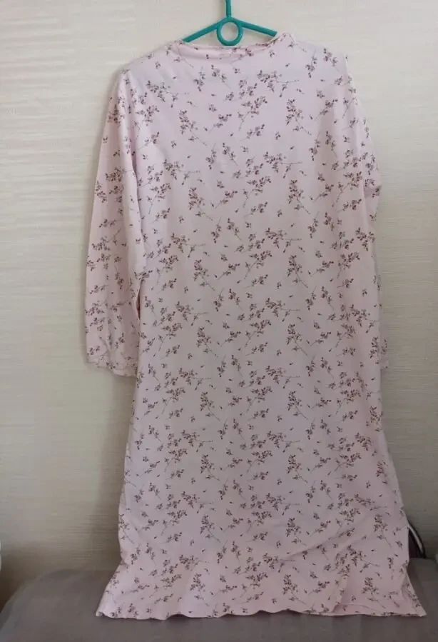 Ellen Amber  Ночная рубашка женская трикотажная длинный рукав хлопок L 7