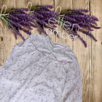 Ellen Amber  Ночная рубашка женская трикотажная длинный рукав хлопок L