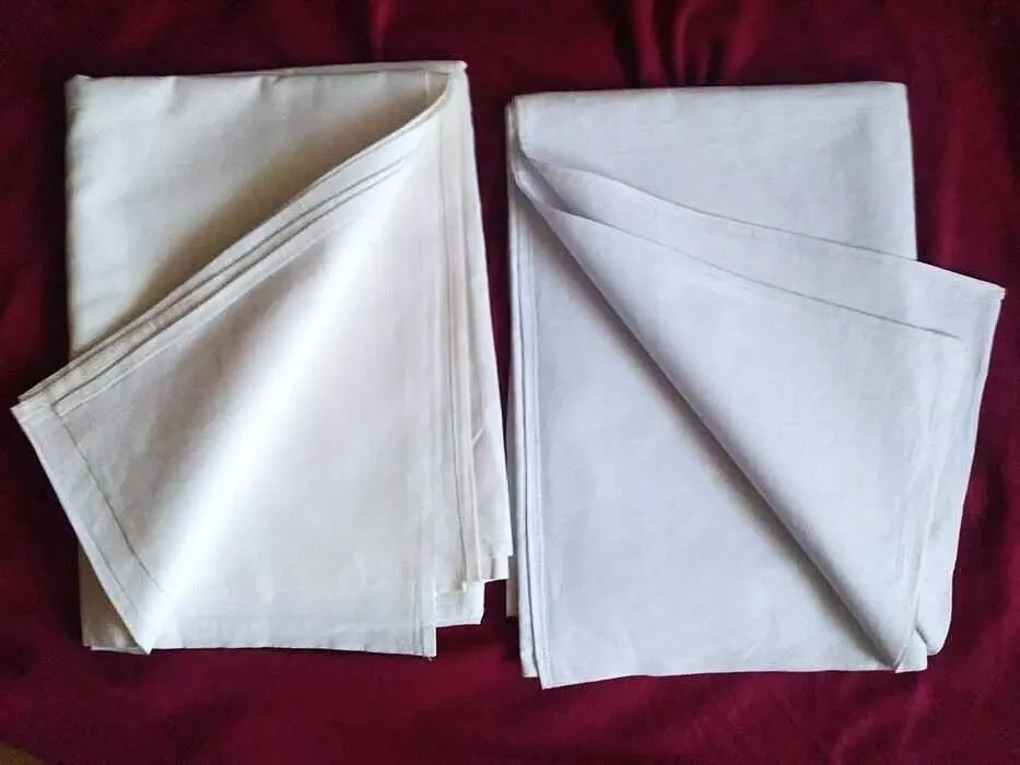 Простыня простыни 2 штуки натуральный белый, голубоватый оттенок хб 4