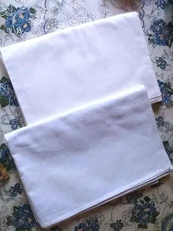 Простыня простыни 2 штуки натуральный белый, голубоватый оттенок хб 3