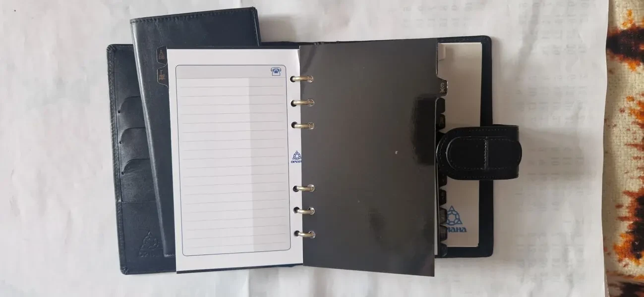 Діловий щоденник натуральна шкіра