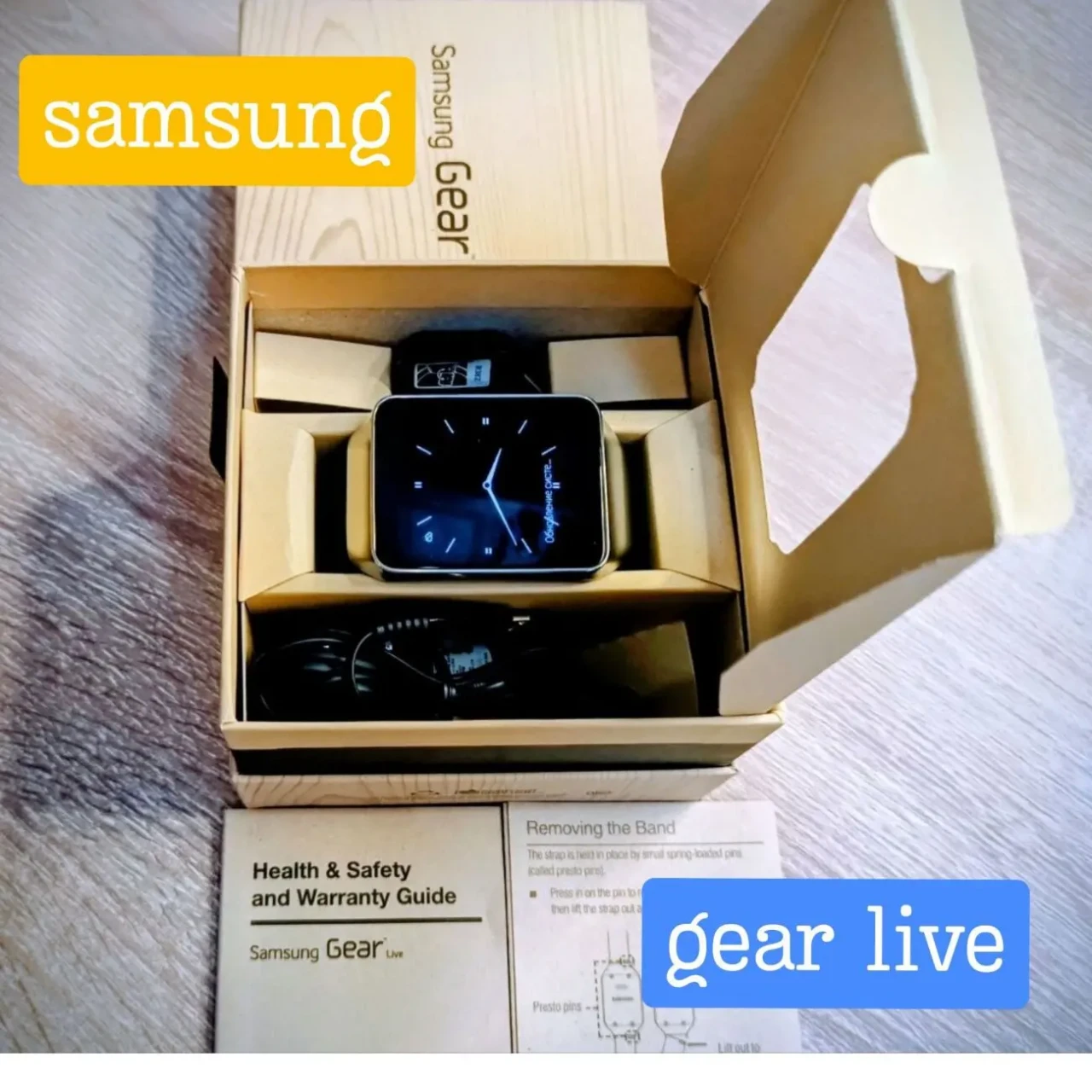Samsung Gear Live (SM-R382) IP68 Made in Korea 2