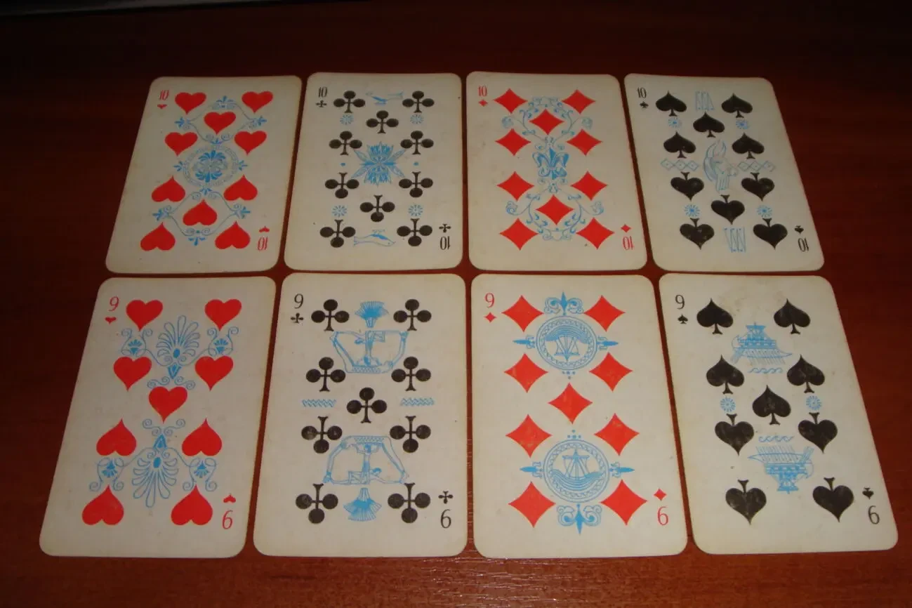 Игральные карты Исторические КЦП, 1992 г. 4