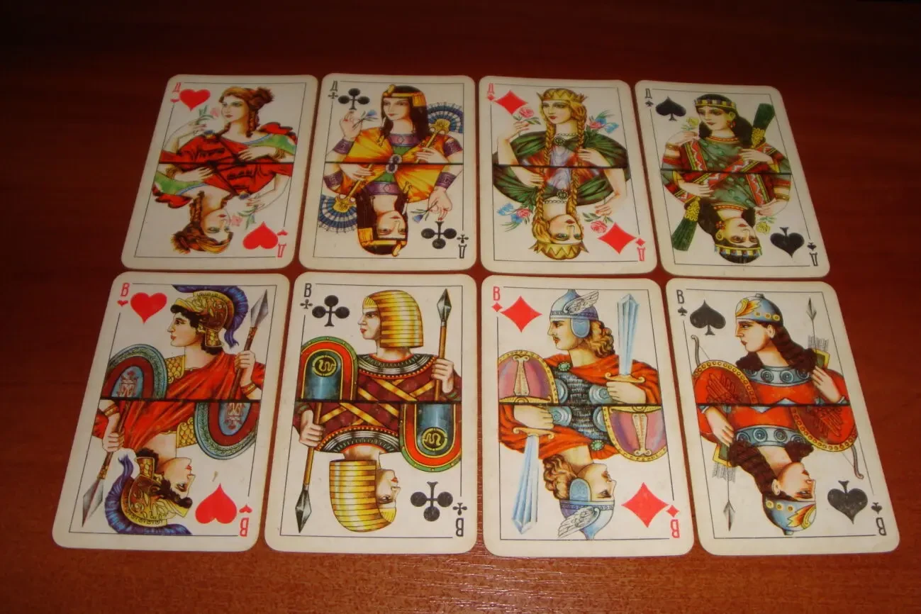 Игральные карты Исторические КЦП, 1992 г. 3