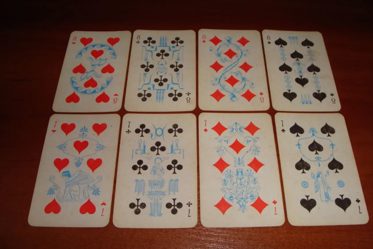 Игральные карты Исторические КЦП, 1992 г. 5