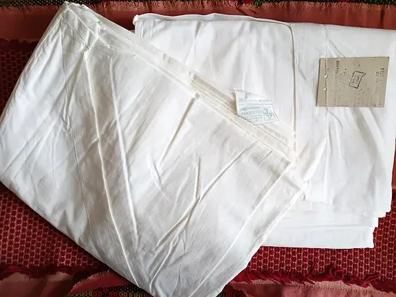 Пододеяльник пододеяльники новые с ярлыком натурал. белый хлопок, бязь