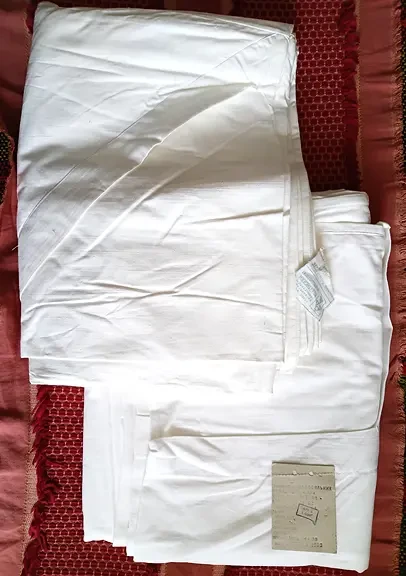 Пододеяльник пододеяльники новые с ярлыком натурал. белый хлопок, бязь 2