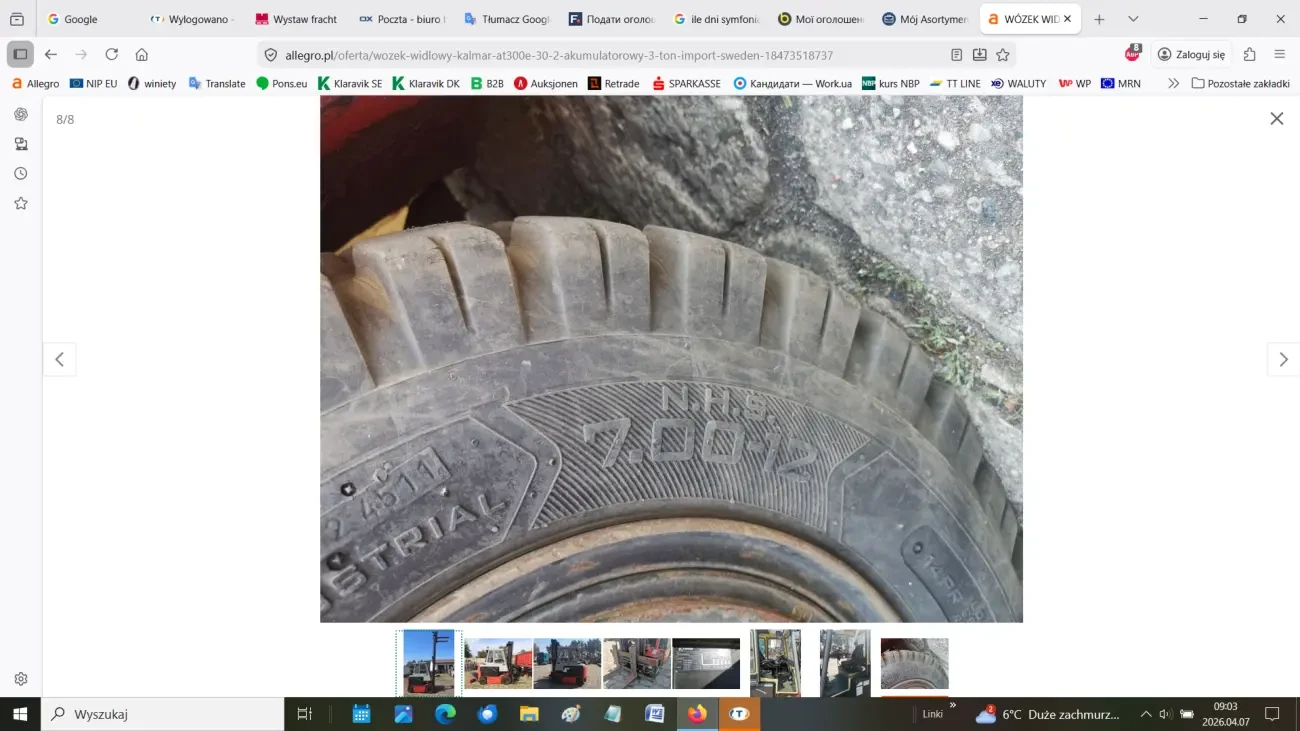 Eлектричний навантажувач Kalmar AT 300E/30-2 (3 тонни) 7