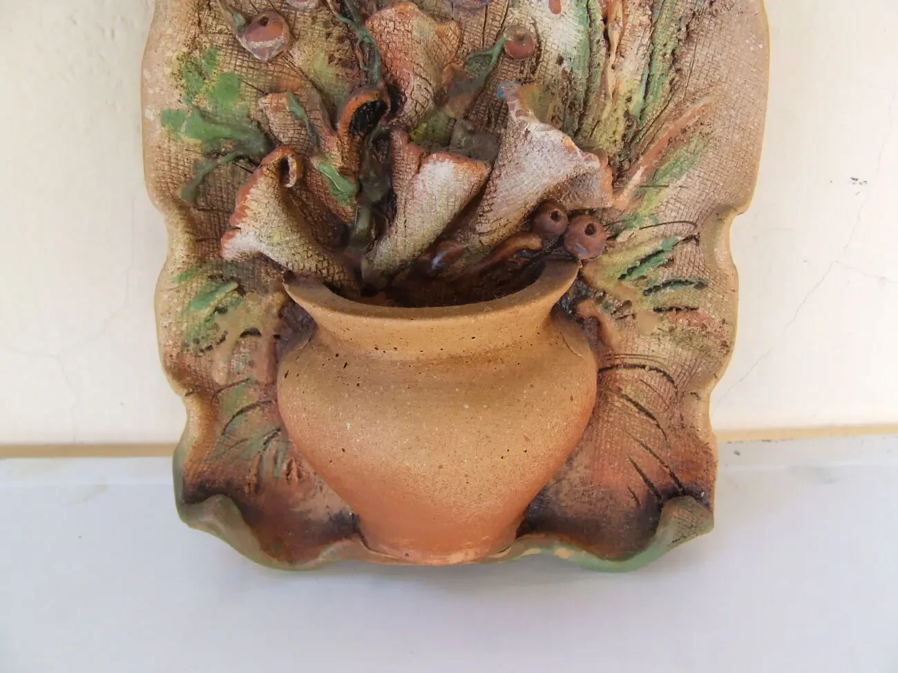 Настінна керамічна рельефна картина -панно 3