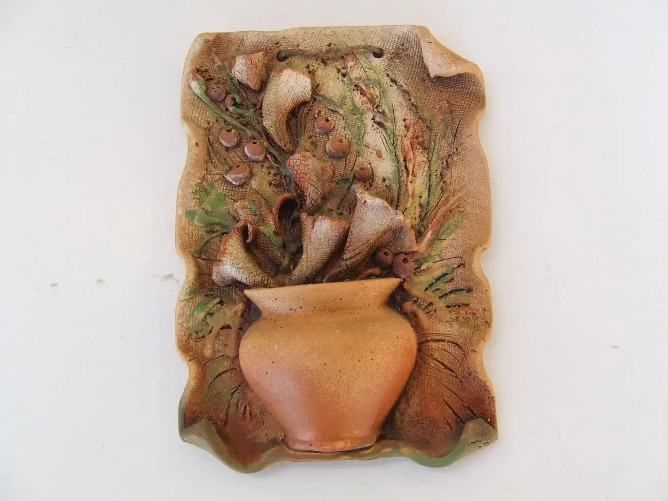 Настінна керамічна рельефна картина -панно 5