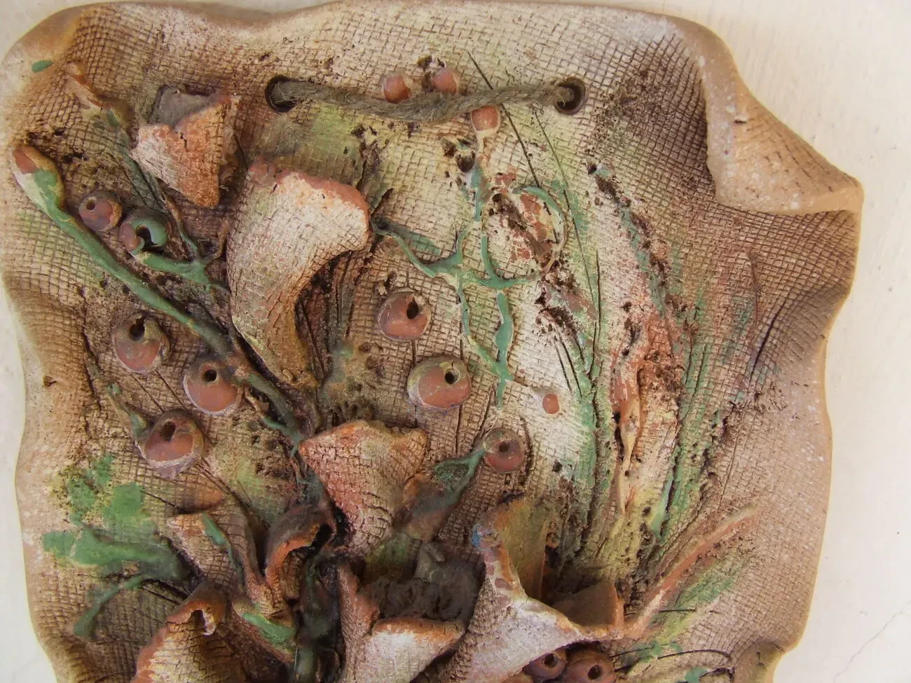 Настінна керамічна рельефна картина -панно 2