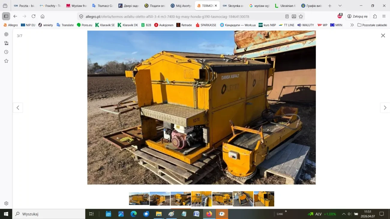 Термос для асфальту OLETTO AF50 3