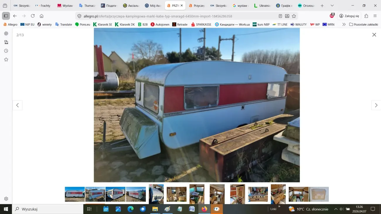 Причіп-кемпінг KABE Smaragd 2