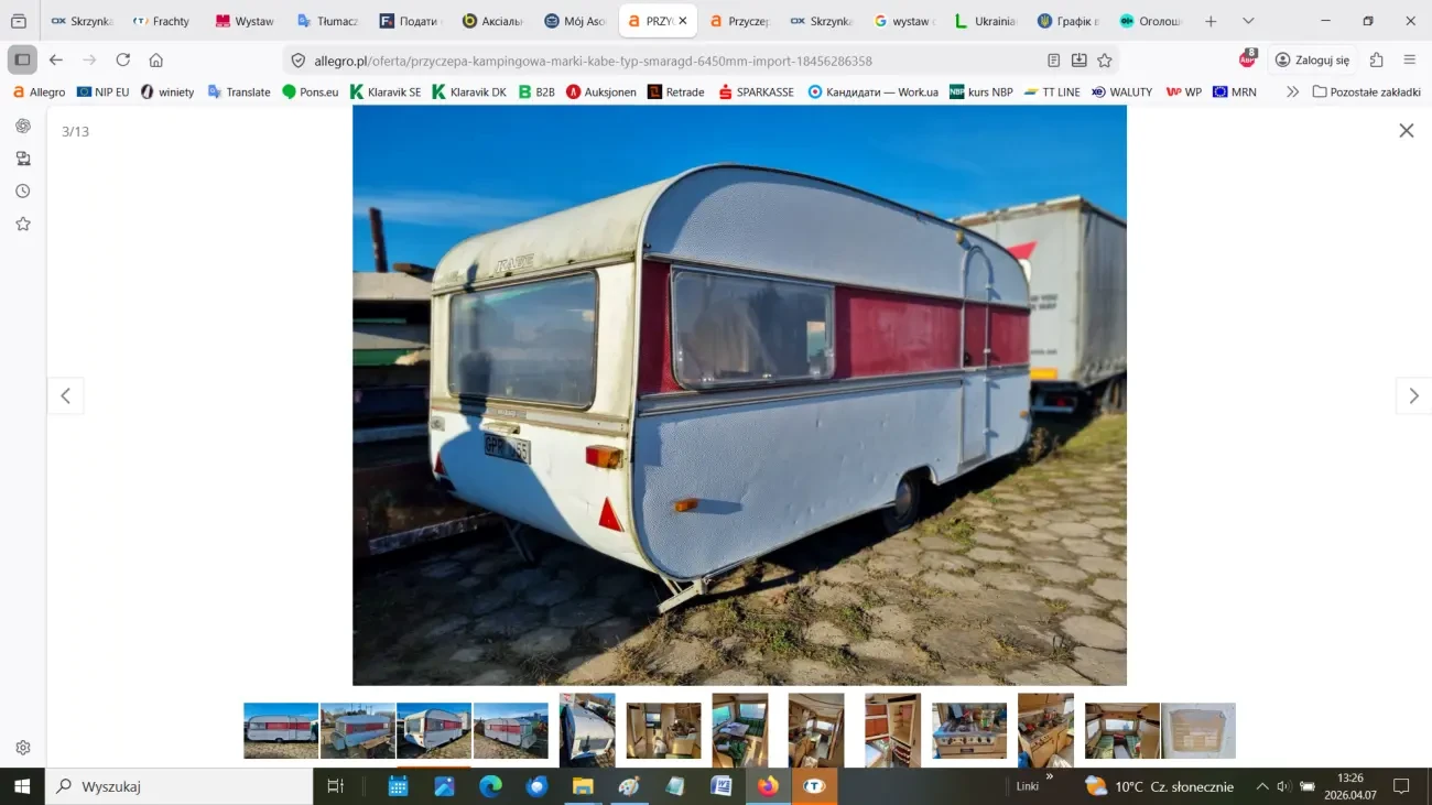 Причіп-кемпінг KABE Smaragd 3