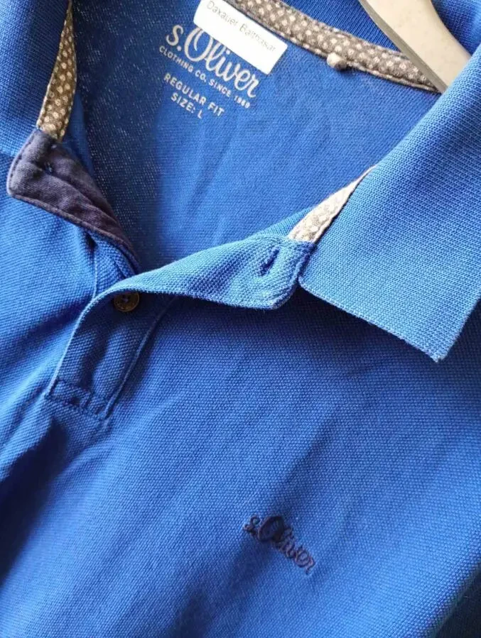 Мужская синяя футболка-поло S.oliver - 3 Dvd диска с фильмами. 4