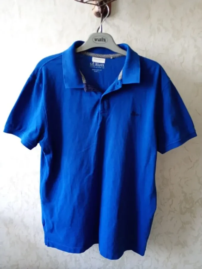 Мужская синяя футболка-поло S.oliver - 3 Dvd диска с фильмами. 3