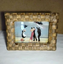 Фоторамка настольная для 10 на 15 см, рамка для фото край декор