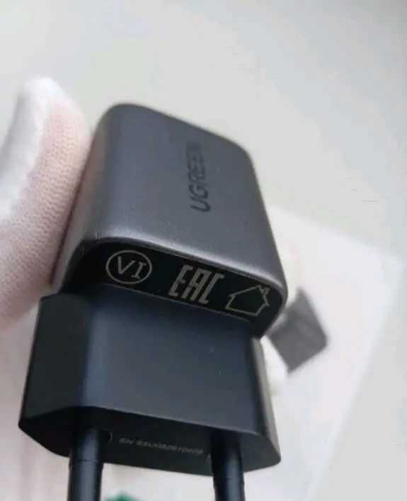 Зарядное устройство ugreen usb-c gan fast charger 30w eu space gray 3