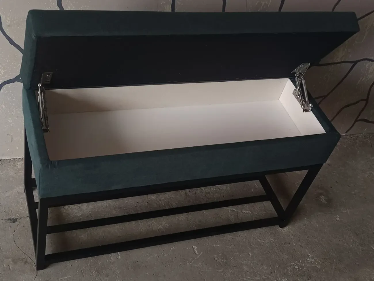 Банкетка пуф с местом под хранения 4