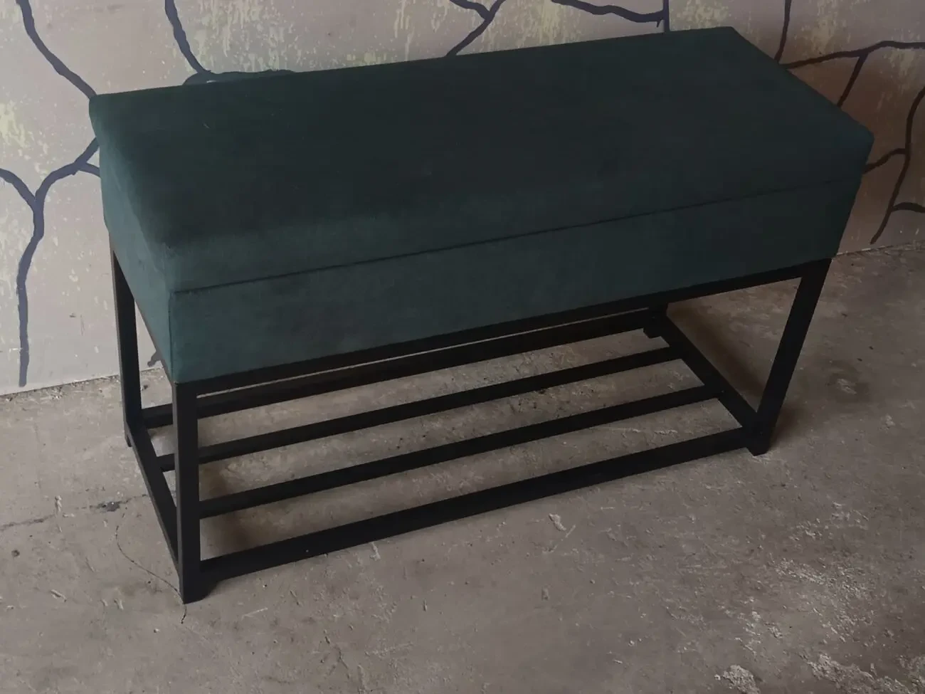 Банкетка пуф с местом под хранения 2