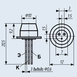 p-n-p германиевые транзисторы 1Т403Г военная приемка 3