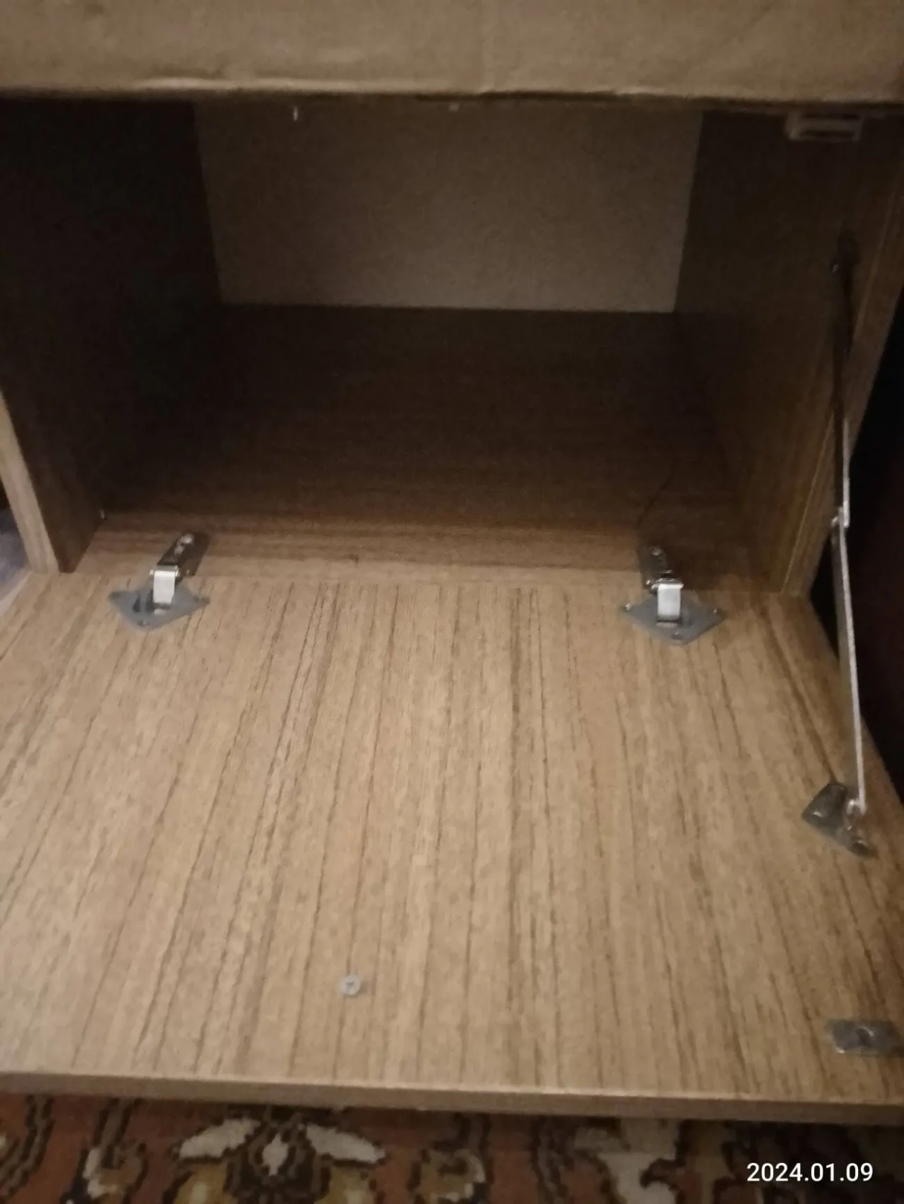 Тумба 44 на 44 на 39 см дсп дерево тумбочка, дверца откидная вес ок 10 4