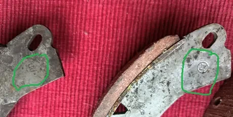 Тормозные колодки Москвич большие 4 штуки 4