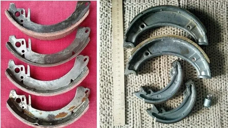 Тормозные колодки Москвич большие 4 штуки 10