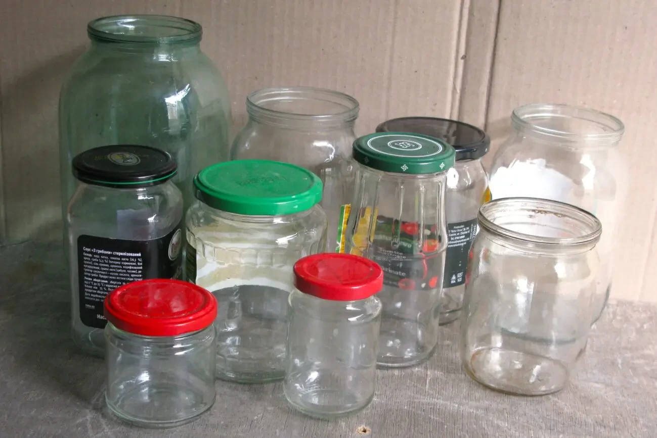 Стеклянные банки для консервации б.у.