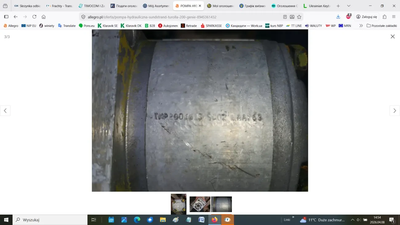 Гідравлічний насос Sundstrand Turolla 200 3