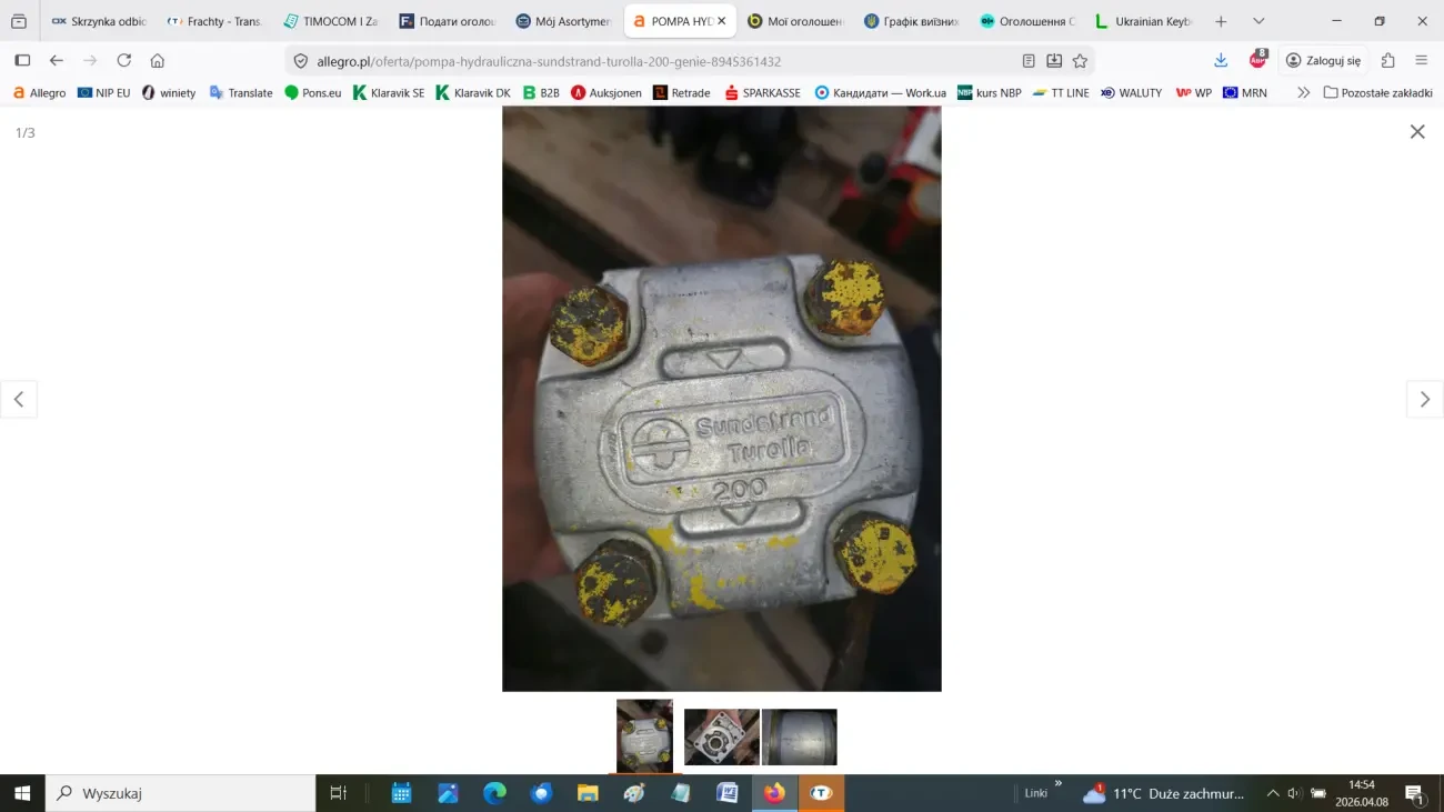 Гідравлічний насос Sundstrand Turolla 200