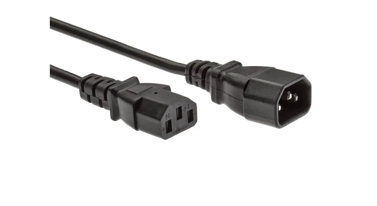 Сетевой кабель С13 - С14 для ИБП , UPS , ТВ , ПК , МФУ итд